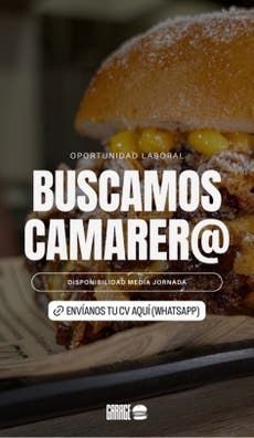 Solicitamos Camarero/a
