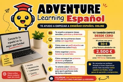Aprende a dar clases de español online