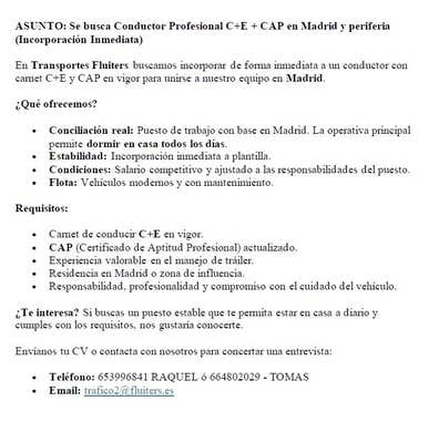 oficial albañileria fontaneria y chofer