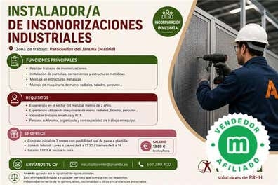 OF 1ª INSTALADOR ESTRUCTURAS METAL (H/M)