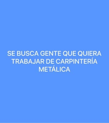 carpinteria metalica y montador