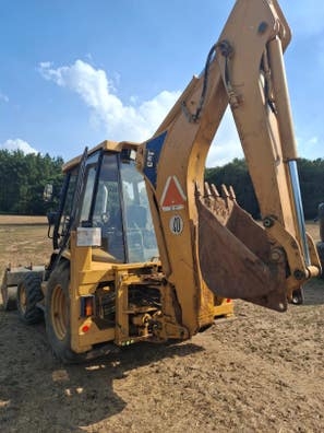retroexcavadora mixta caterpillar 428C