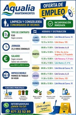 Limpieza y conserjeria