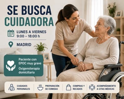 CUIDADORA / AUXILIAR SOCIOSANITARIA