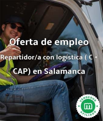 REPARTIDOR/A CON C+CAP EN SALAMANCA