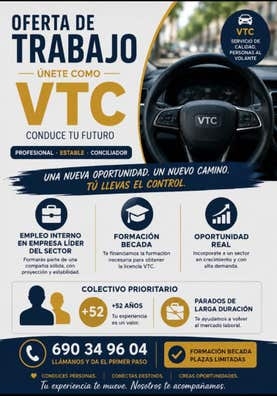 OFERTA TRABAJO VTC +52