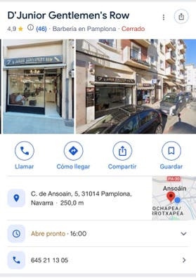 Barbero con experiencia/Pamplona