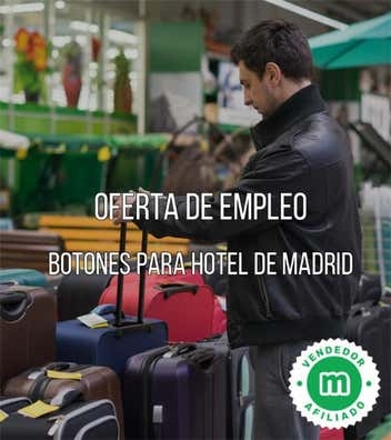 BOTONES PARA HOTEL EN MADRID