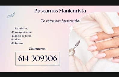Se busca manicurista