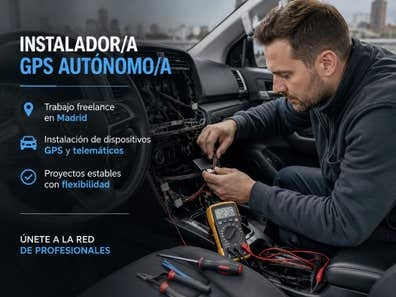 Técnico autónomo instalador GPS