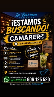 Camarer@ con experiencia