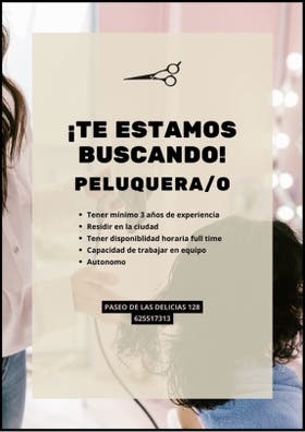 Se solicita Peluquera