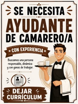 Ayudante de camarer@