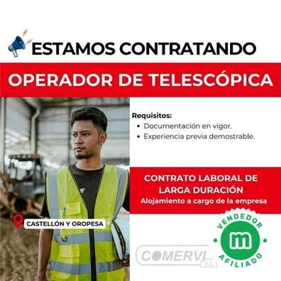 OPERADOR/A DE TELESCÓPICA (MANITOU)
