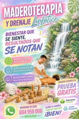 SE BUSCA MODELO FEMENINA MADEROTERAPIA