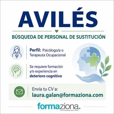 PSICÓLO O TERAPEUTA OCUPACIONAL AVILÉS