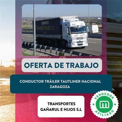 CONDUCTOR TRÁILER TAUTLINER NACIONAL ZGZ