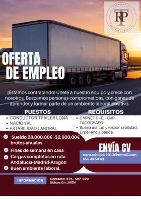 OFERTA CONDUCTOR