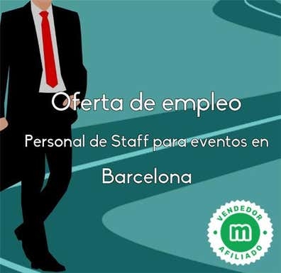 PERSONAL DE STAFF PARA EVENTOS