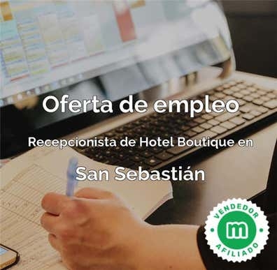 RECEPCIONISTA DE HOTEL EN DONOSTI