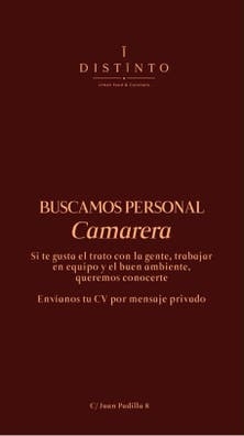 AYUDANTE DE CAMARERO