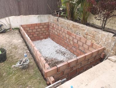 Hacer hueco de piscina