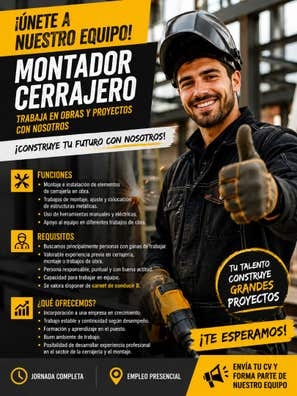 Montador/Cerrajero/Soldador