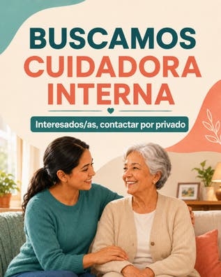 Buscamos cuidadora interna