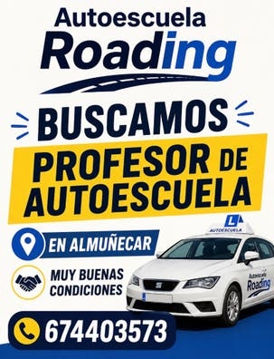 Buscamos profesor de autoescuela