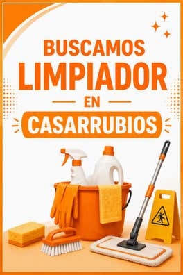 Limpiador/a  temporal en Casarrubios