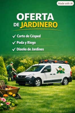 Jardinero con experiencia