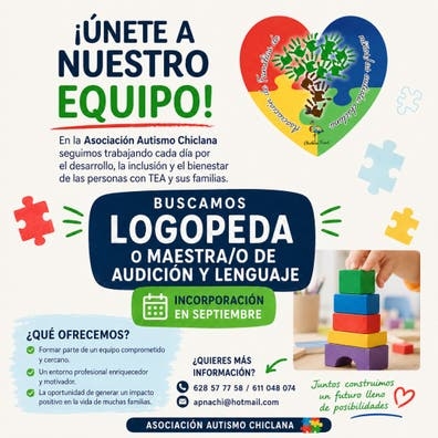 Logopeda o profesor/a audición y lenguaj