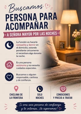 cuidadora nocturna
