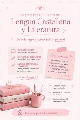 Profesora de Lengua Castellana Zaragoza