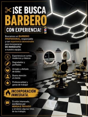 BUSCO BARBERO CON EXPERIENCIA