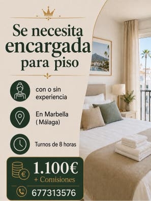 Recepcionista centro masajes