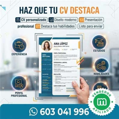 necesitas un curriculum?
