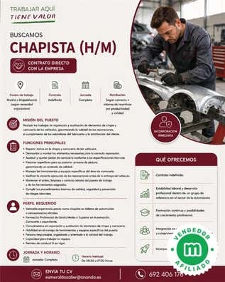 CHAPISTA (H/M) MAJADAHONDA