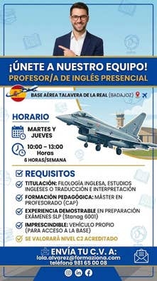 Profesor de Ingles Aeronáutico