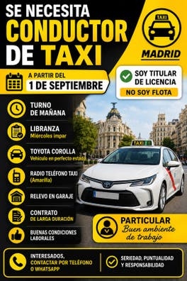 CONDUCTOR TAXI MADRID