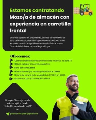 Mozo/a de almacen