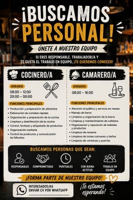 Solicito personal