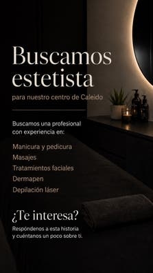 ESTETICIEN PARA SPA - BARBERIA LUXURY