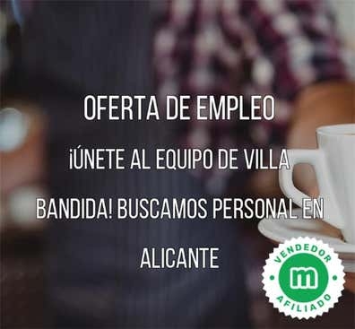 CAMARERO/A EN ALICANTE