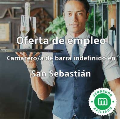 Camarero/a media jornada indefinido