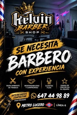Oferta de trabajo para BARBERO