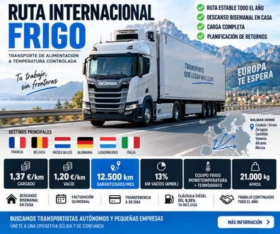 Ruta Internacional Frigo | 12.500 kms
