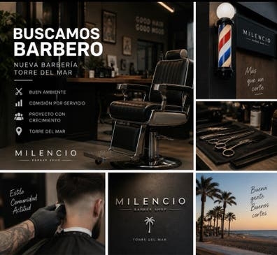 BARBERO PARA NUEVA BARBERÍA — TORRE DEL
