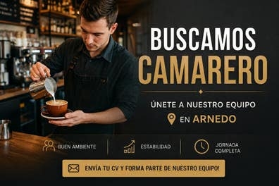 Buscamos Camarero /a ARNEDO