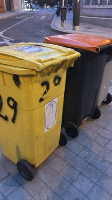 Sacada y recogida de cubos